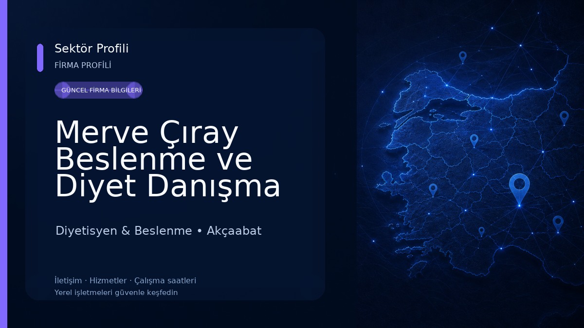 Merve Çıray Beslenme ve Diyet Danışma Merkezi Diyetisyen & Beslenme