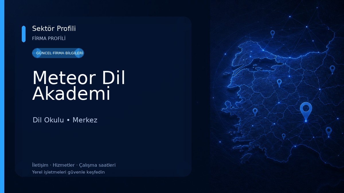 Meteor Dil Akademi Dil Okulu