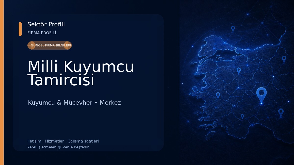 Milli Kuyumcu Tamircisi Kuyumcu & Mücevher