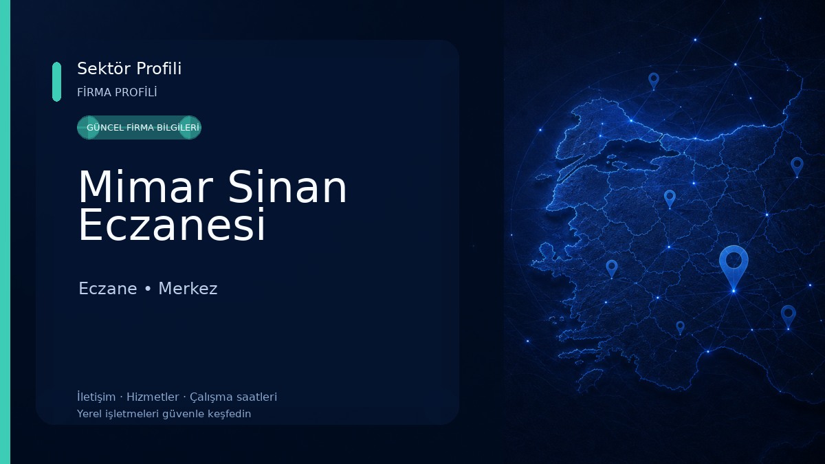 Mimar Sinan Eczanesi Eczane