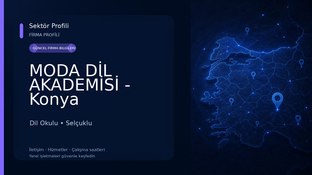 MODA DİL AKADEMİSİ - Konya Dil Okulu