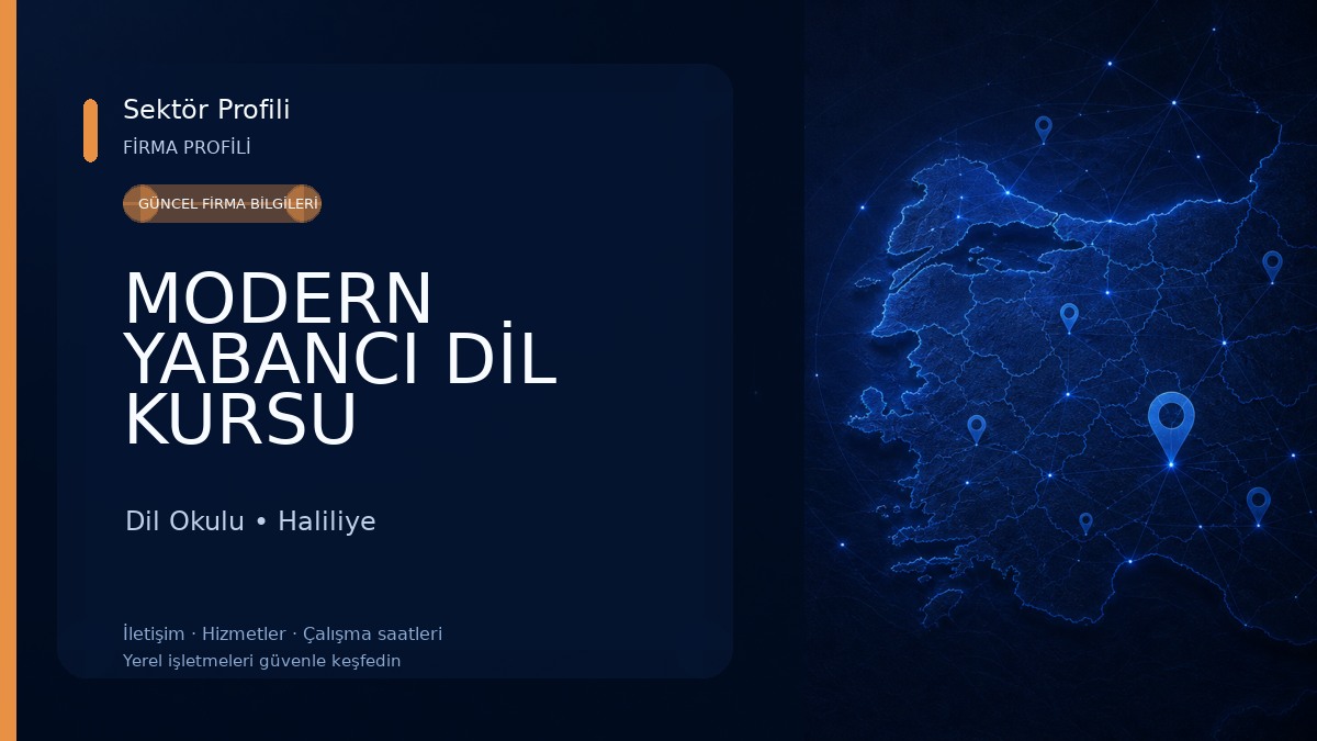 MODERN YABANCI DİL KURSU Dil Okulu