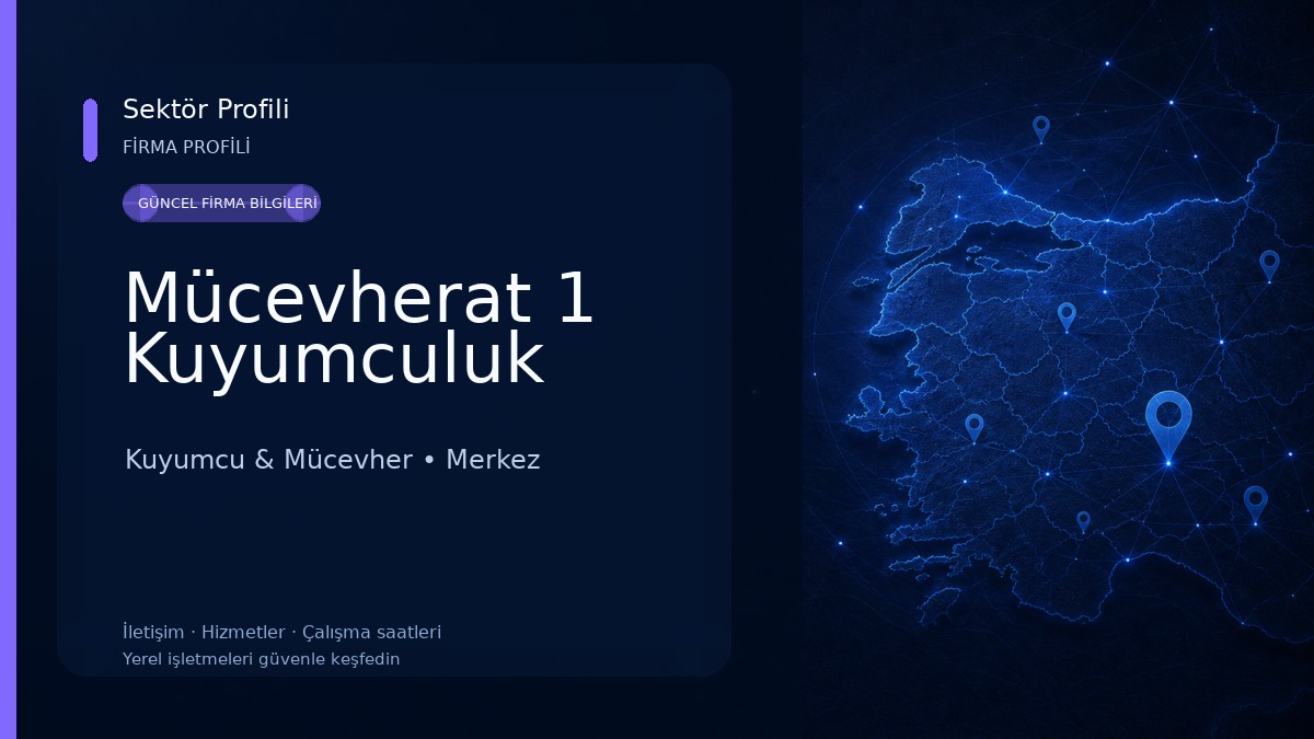 Mücevherat 1 Kuyumculuk Kuyumcu & Mücevher