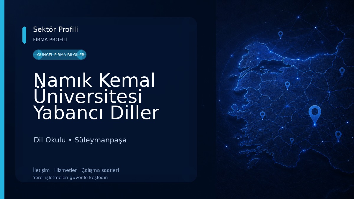 Namık Kemal Üniversitesi Yabancı Diller Yüksek Okulu