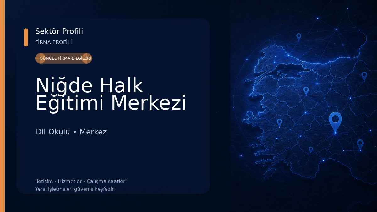 Niğde Halk Eğitimi Merkezi Dil Okulu