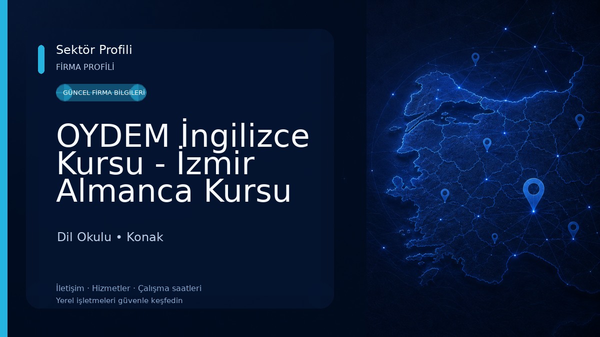 OYDEM İngilizce Kursu - İzmir Almanca Kursu IELTS TOEFL kursu Dil Okulu