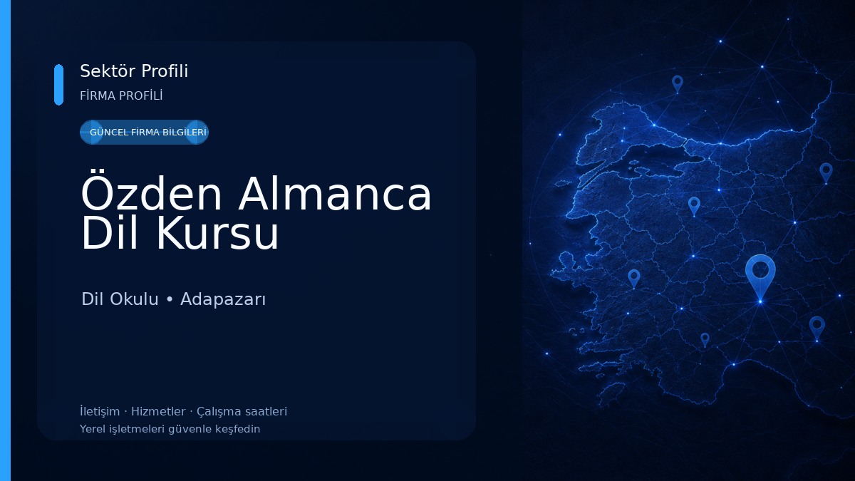 Özden Almanca Dil Kursu Dil Okulu