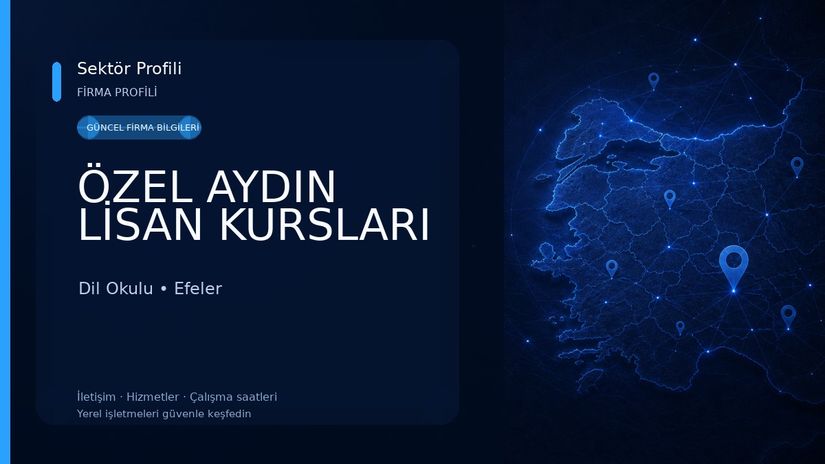 ÖZEL AYDIN LİSAN KURSLARI 