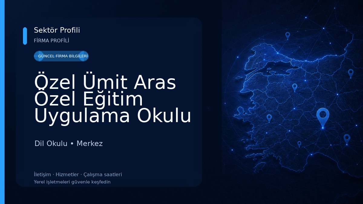 Özel Ümit Aras Özel Eğitim Uygulama Okulu (1. Kademe) Dil ve Konuşma Merkezi 