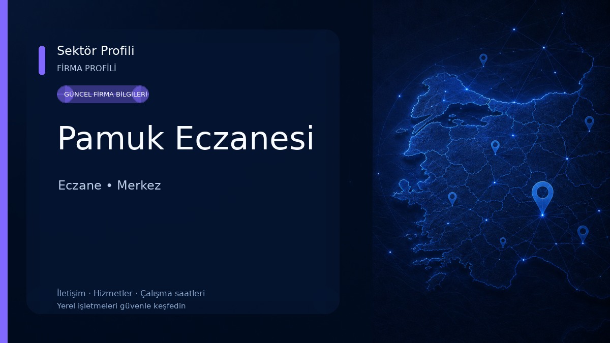 Pamuk Eczanesi Eczane