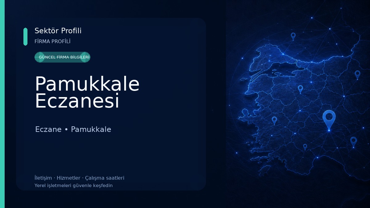 Pamukkale Eczanesi Eczane