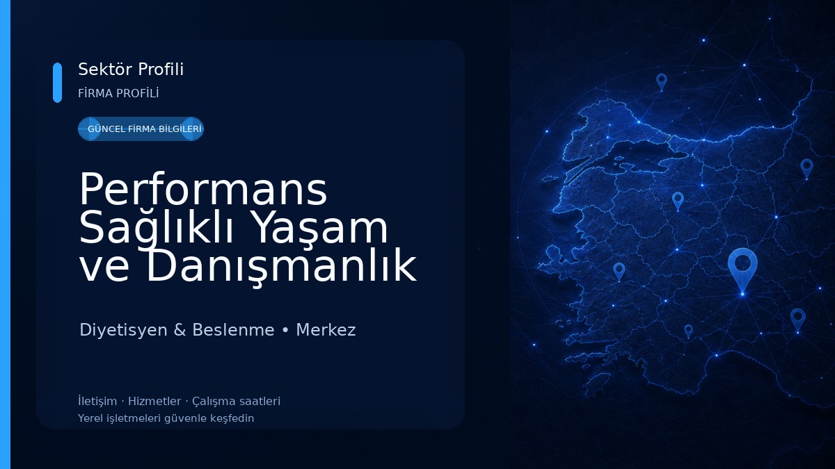 Performans Sağlıklı Yaşam ve Danışmanlık Merkezi 2 Diyetisyen & Beslenme