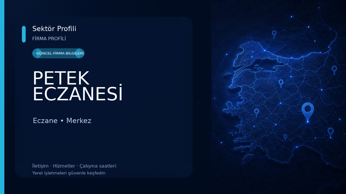 PETEK ECZANESİ Eczane