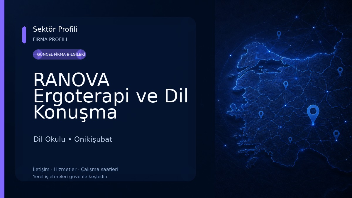 RANOVA Ergoterapi ve Dil Konuşma Merkezi