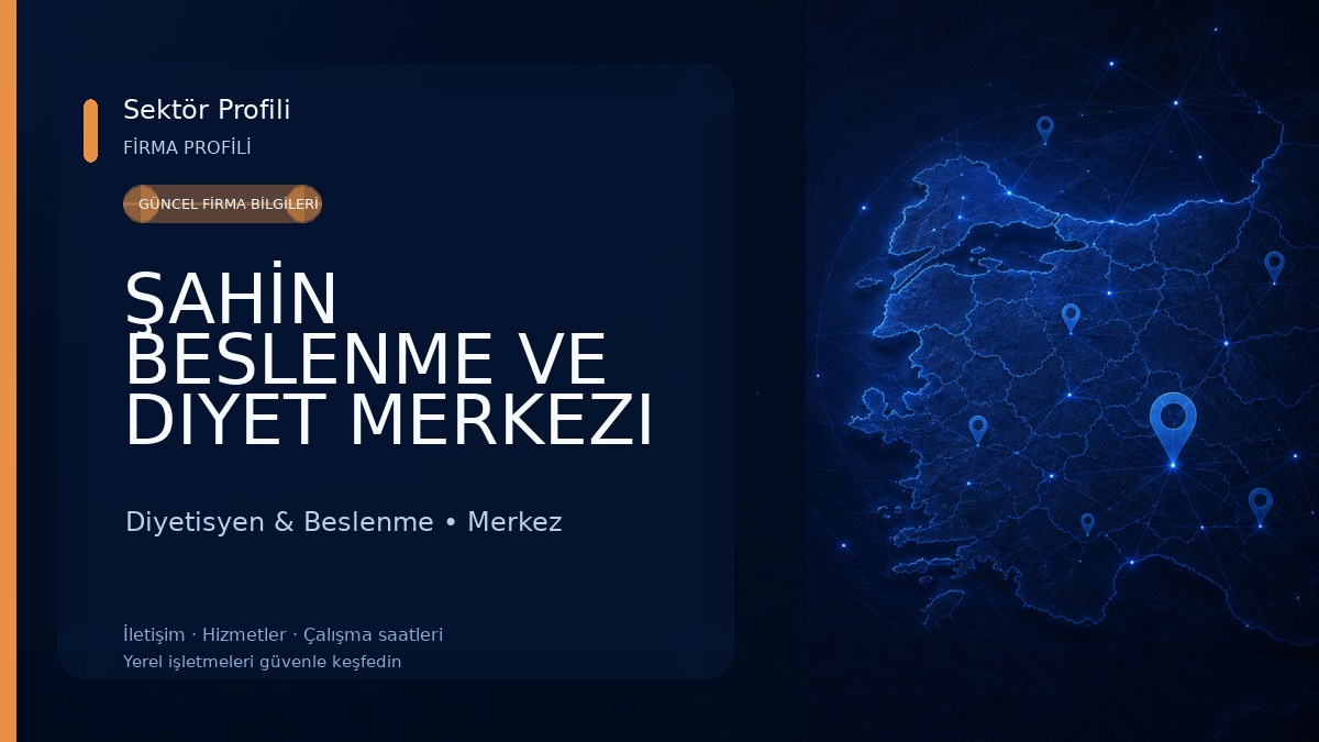 ŞAHİN BESLENME VE DIYET MERKEZI 