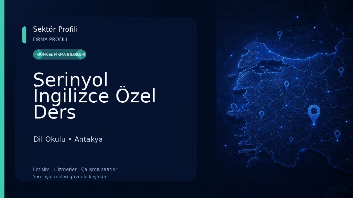 Serinyol İngilizce Özel Ders 