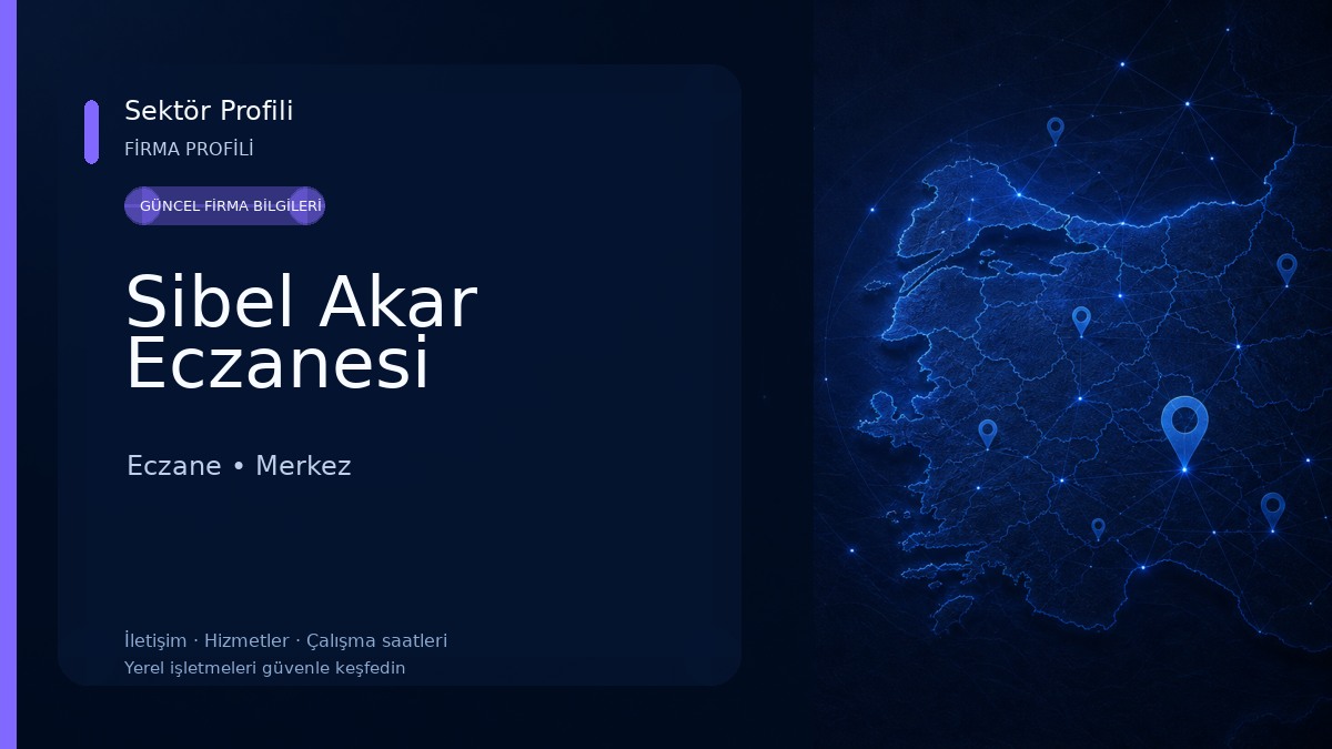 Sibel Akar Eczanesi 