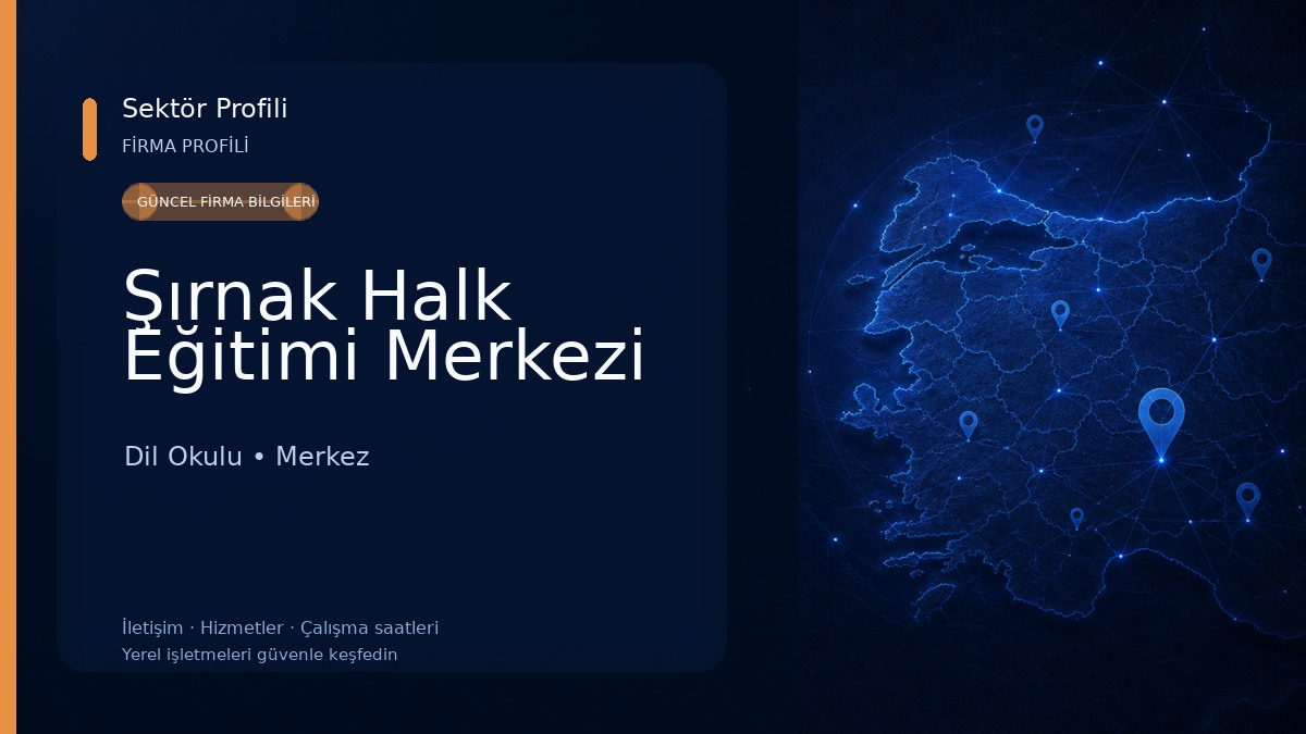 Şırnak Halk Eğitimi Merkezi 