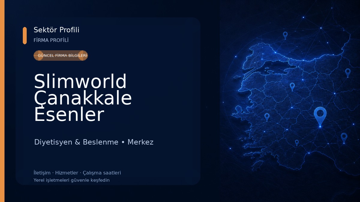 Slimworld Çanakkale Esenler Diyetisyen & Beslenme