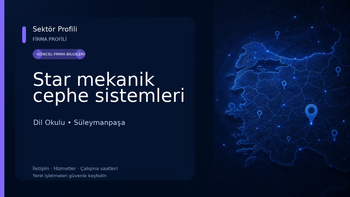 Star mekanik cephe sistemleri 