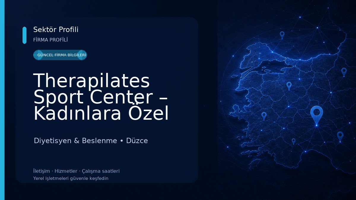 Therapilates Sport Center – Kadınlara Özel Spor Salonu Diyetisyen & Beslenme