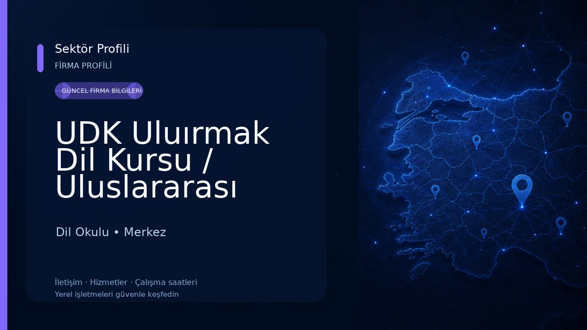 UDK Uluırmak Dil Kursu / Uluslararası Diller Kurumu | Aksaray Vize | Aile Birleşimi Dil Okulu