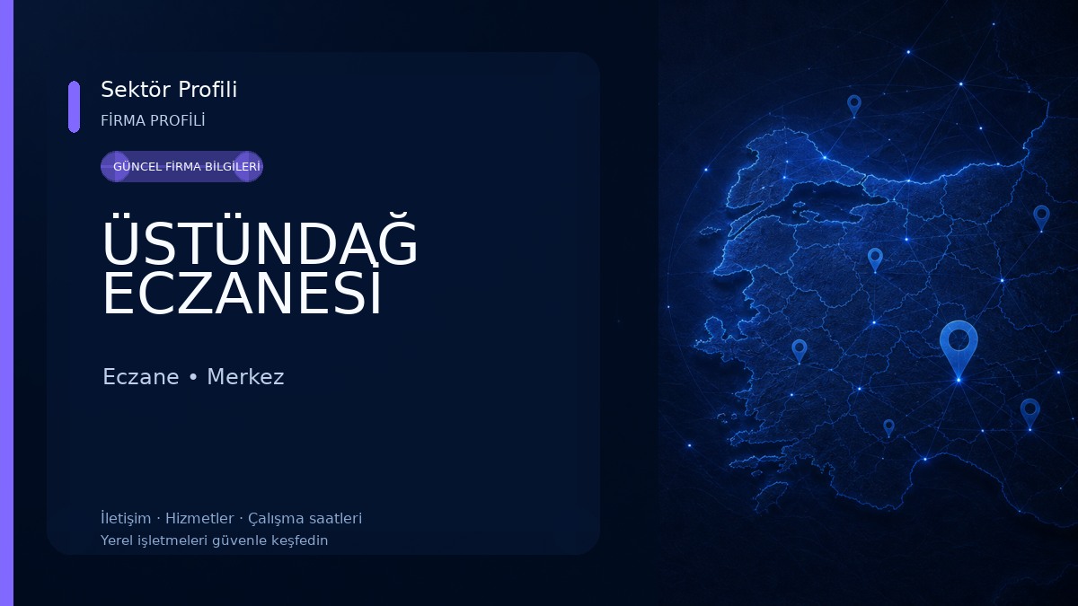 ÜSTÜNDAĞ ECZANESİ Eczane