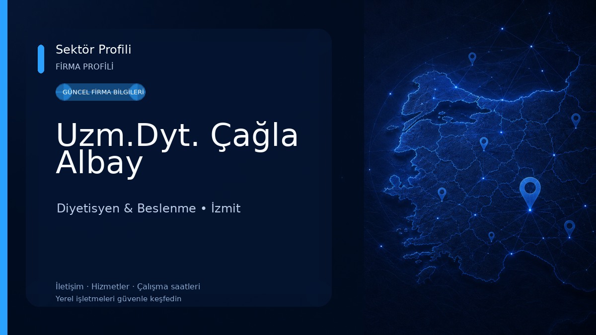 Uzm.Dyt. Çağla Albay Diyetisyen & Beslenme