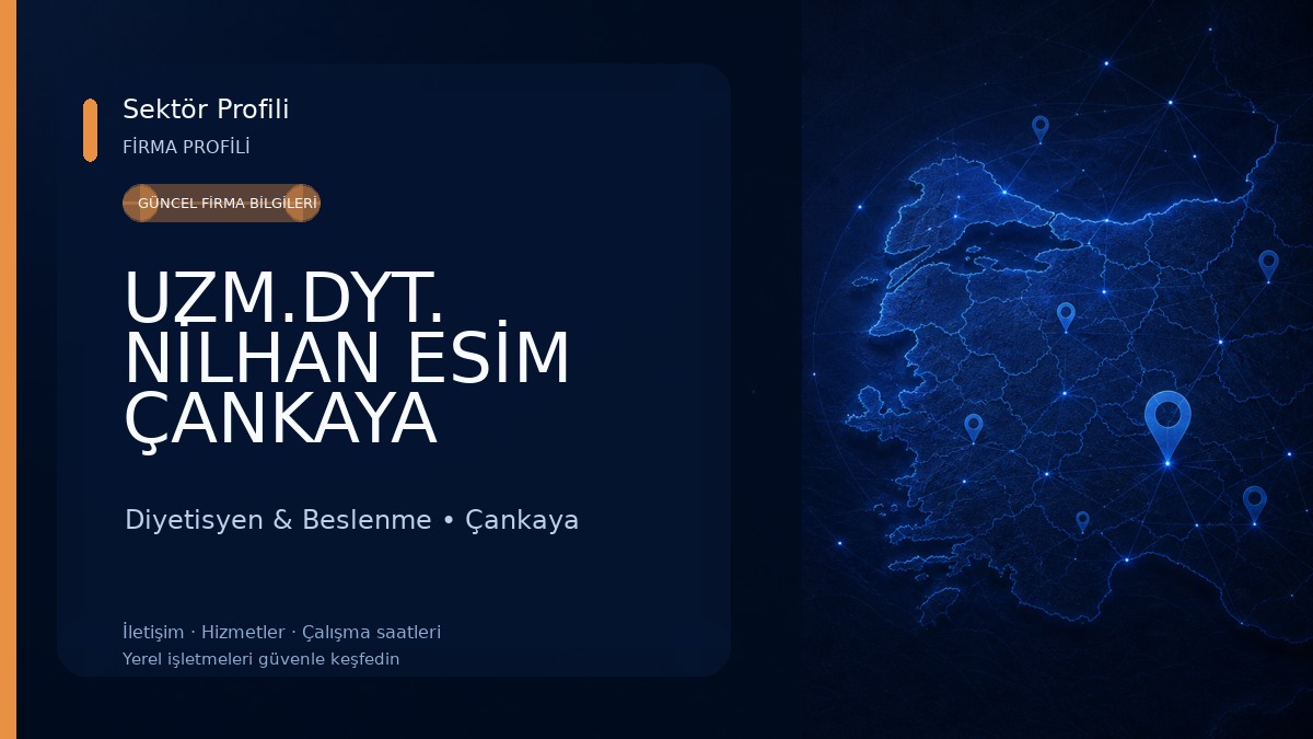 UZM.DYT. NİLHAN ESİM ÇANKAYA Diyetisyen & Beslenme