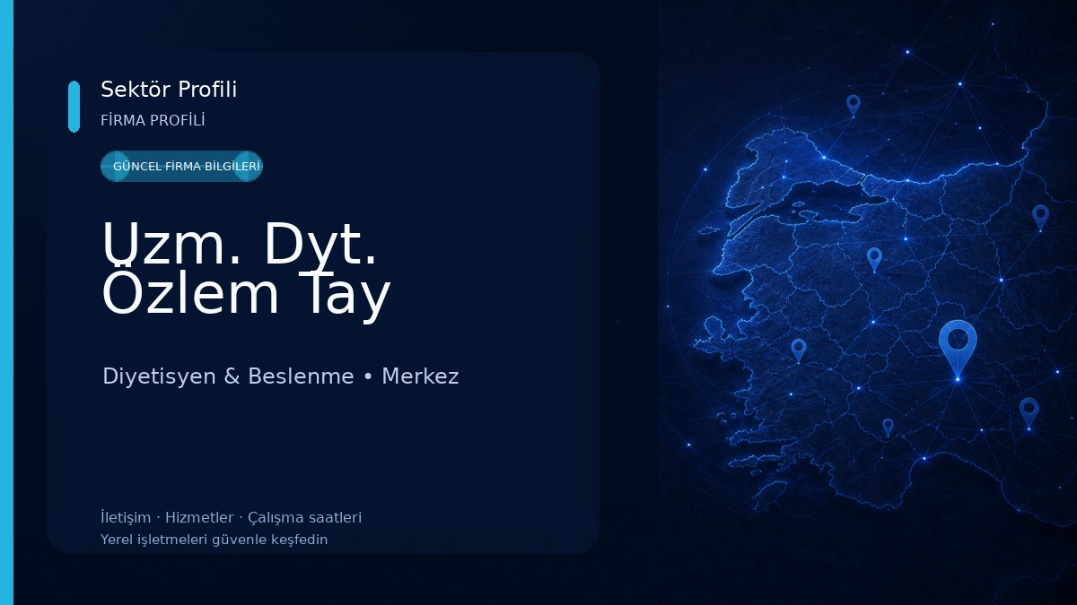 Uzm. Dyt. Özlem Tay 