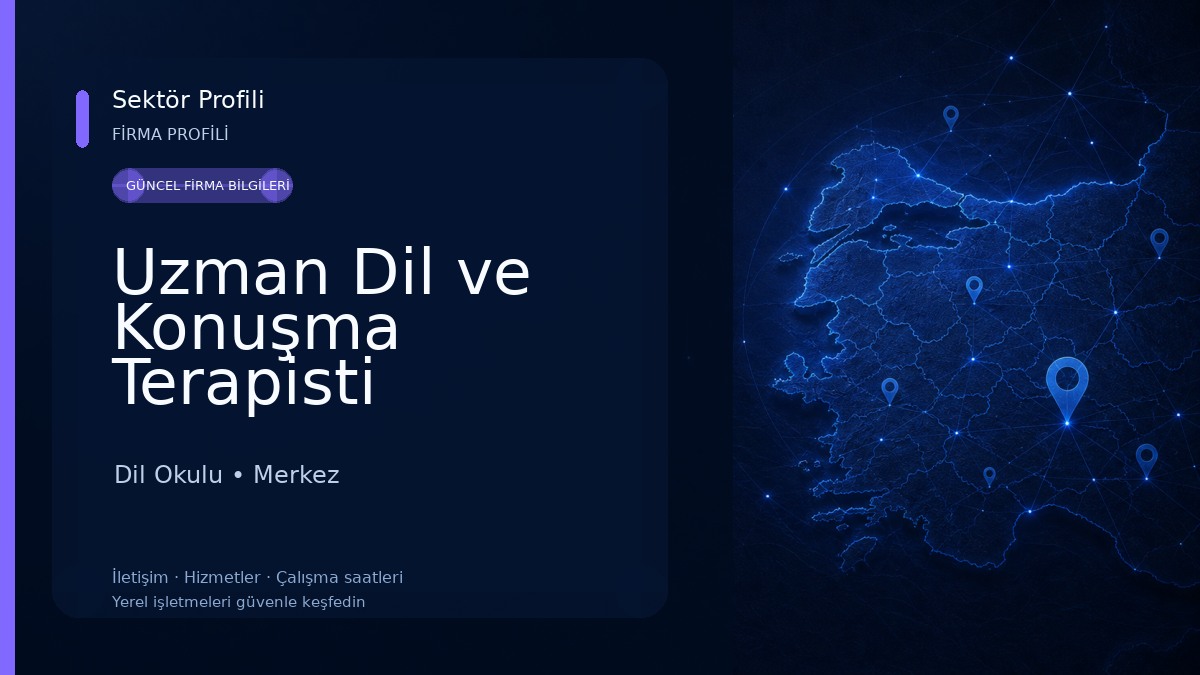 Uzman Dil ve Konuşma Terapisti Rumeysa Karagöz Dil Okulu