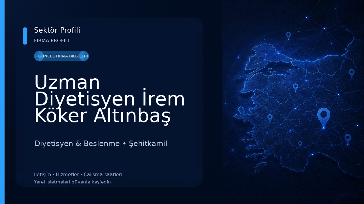 Uzman Diyetisyen İrem Köker Altınbaş Beslenme ve Diyet Danışmanlığı Diyetisyen & Beslenme