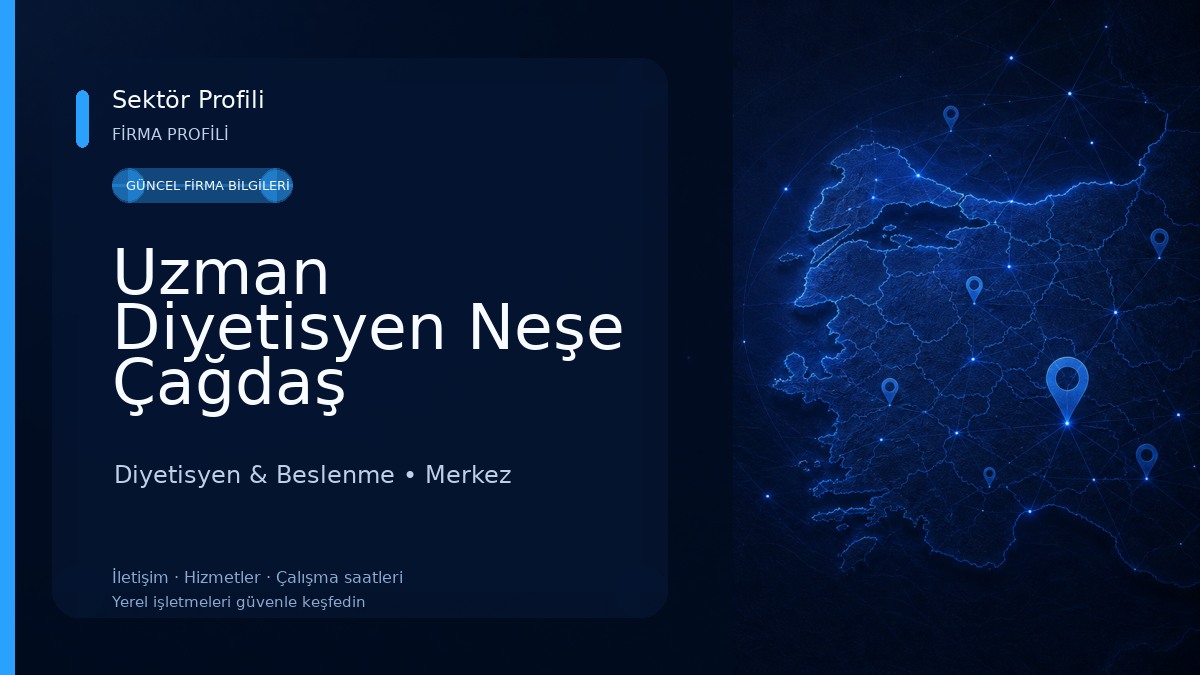 Uzman Diyetisyen Neşe Çağdaş Danışman Diyetisyen & Beslenme