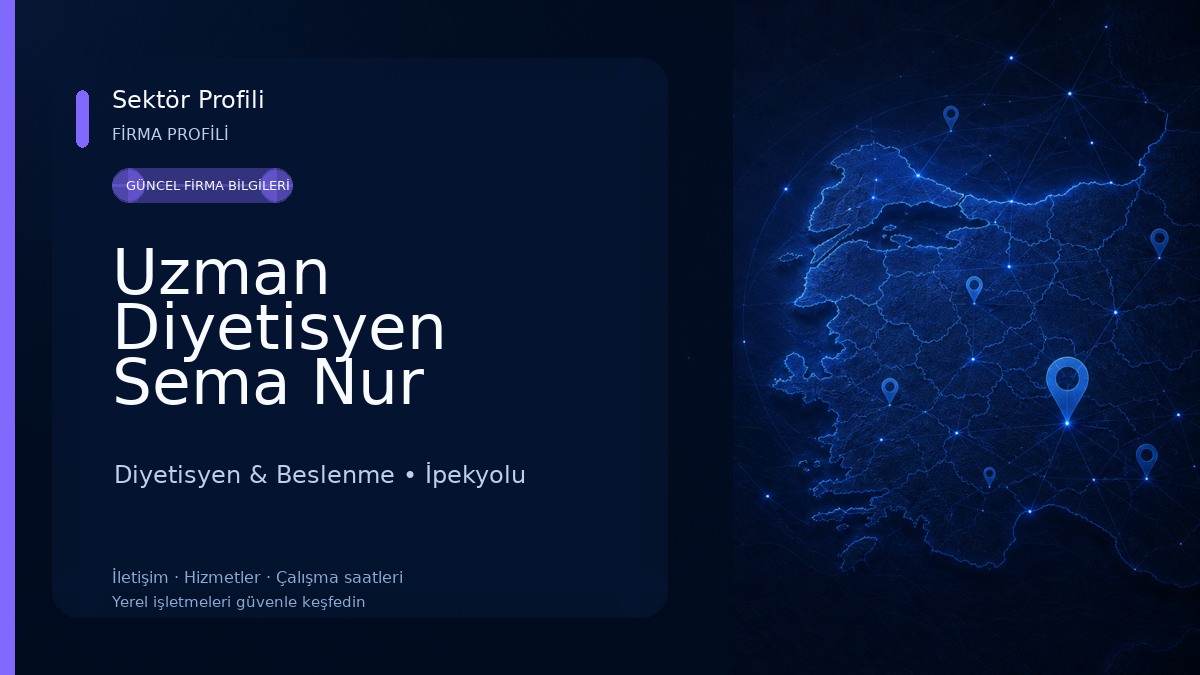 Uzman Diyetisyen Sema Nur Arslan Beslenme ve Diyet Danışmanlık Merkezi Diyetisyen & Beslenme