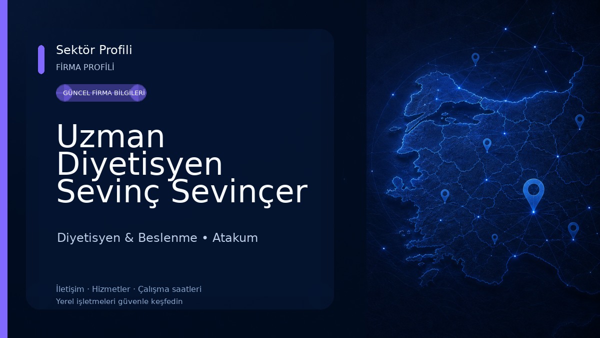 Uzman Diyetisyen Sevinç Sevinçer