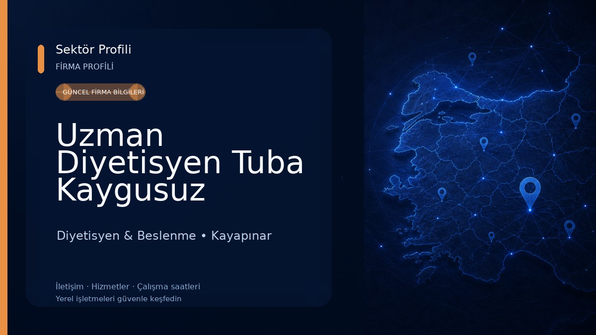 Uzman Diyetisyen Tuba Kaygusuz Diyetisyen & Beslenme