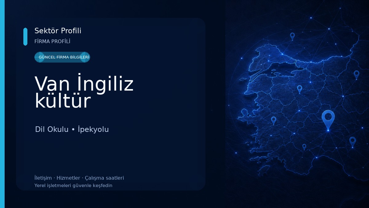 Van İngiliz kültür