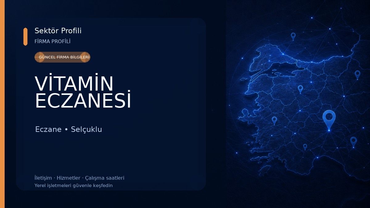 VİTAMİN ECZANESİ Eczane