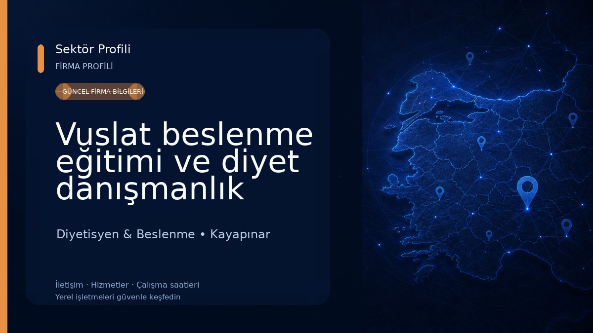 Vuslat beslenme eğitimi ve diyet danışmanlık merkezi 