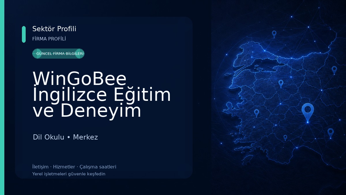 WinGoBee İngilizce Eğitim ve Deneyim Merkezi Nevşehir 