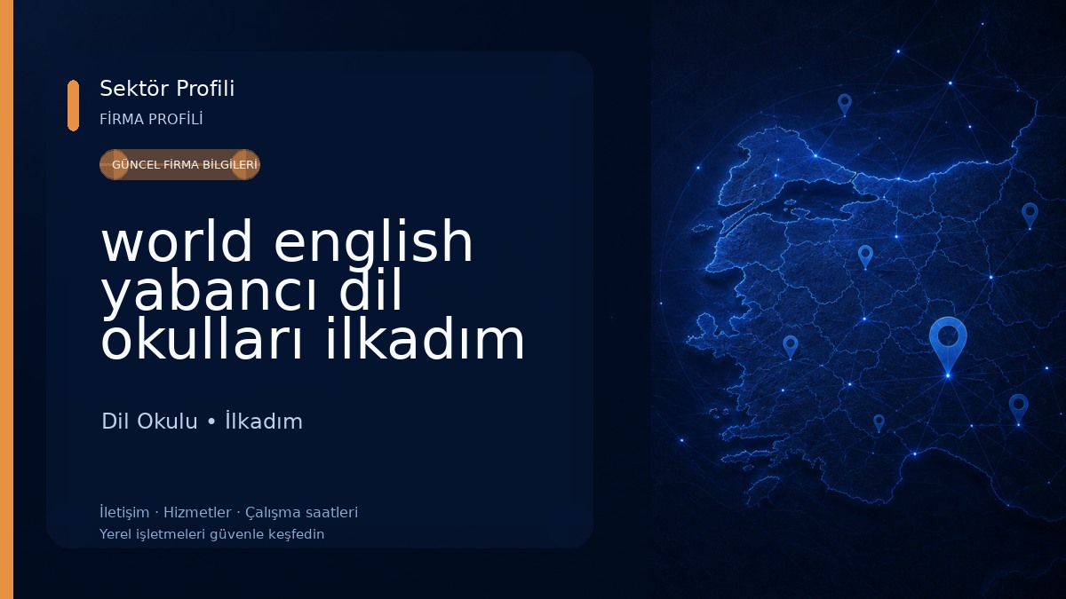 world english yabancı dil okulları ilkadım şubesi Dil Okulu