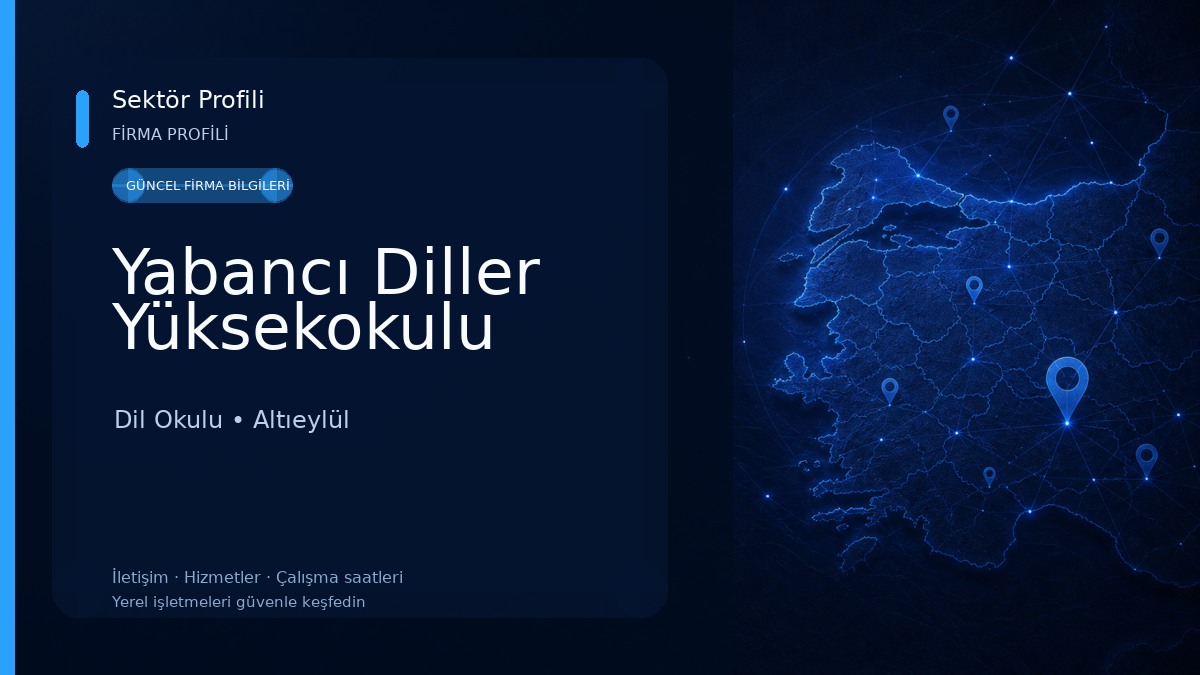 Yabancı Diller Yüksekokulu Dil Okulu