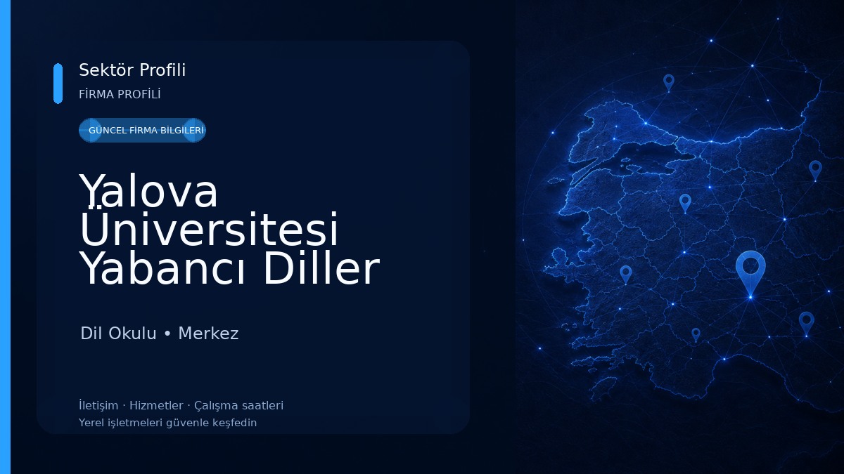 Yalova Üniversitesi Yabancı Diller Yüksekokulu
