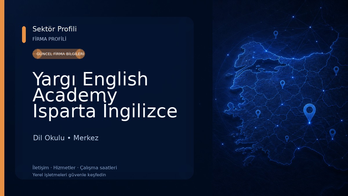 Yargı English Academy Isparta İngilizce Kursu 