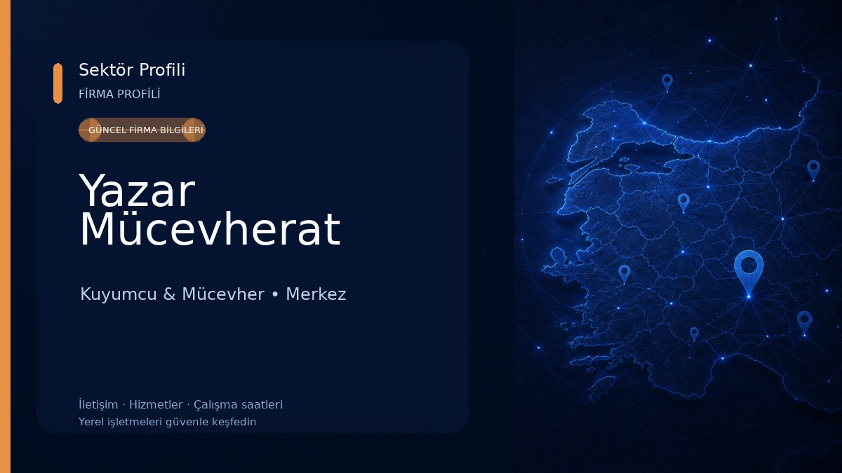 Yazar Mücevherat Kuyumcu & Mücevher