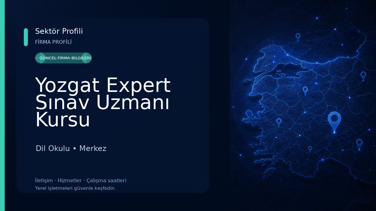 Yozgat Expert Sınav Uzmanı Kursu 
